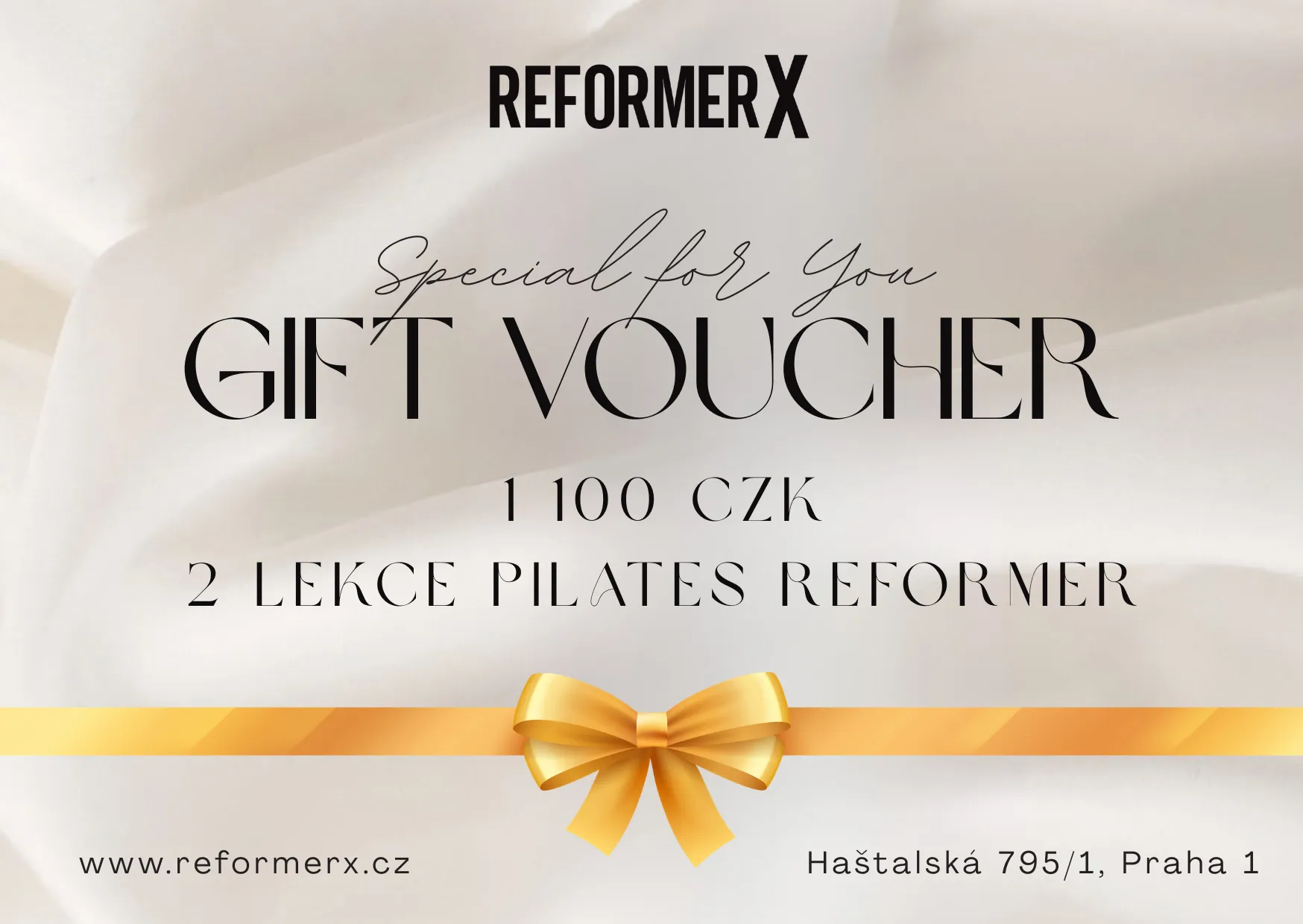 Gift voucher for 2 Pilates Reformer classes