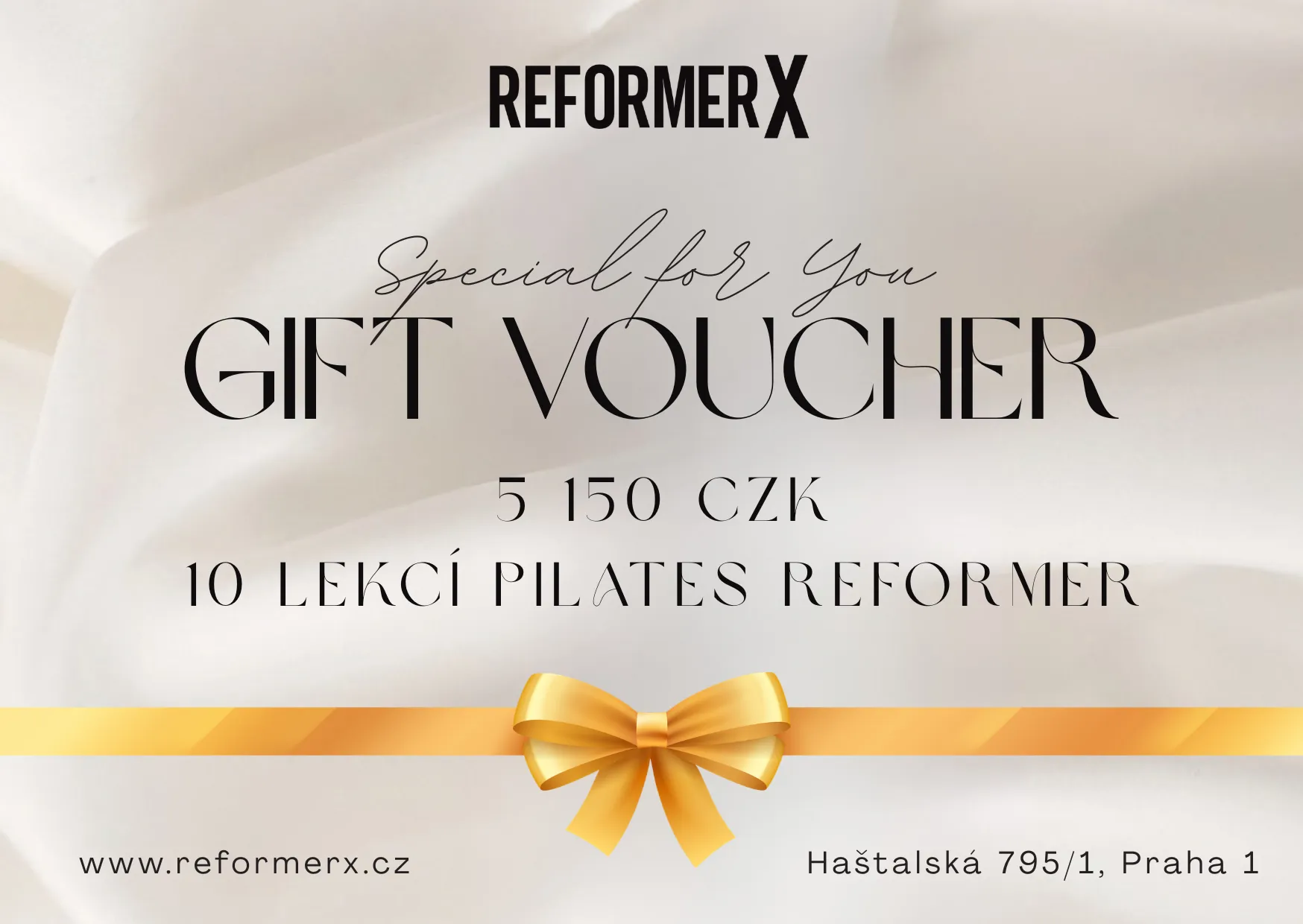 Gift voucher for 10 Pilates Reformer classes