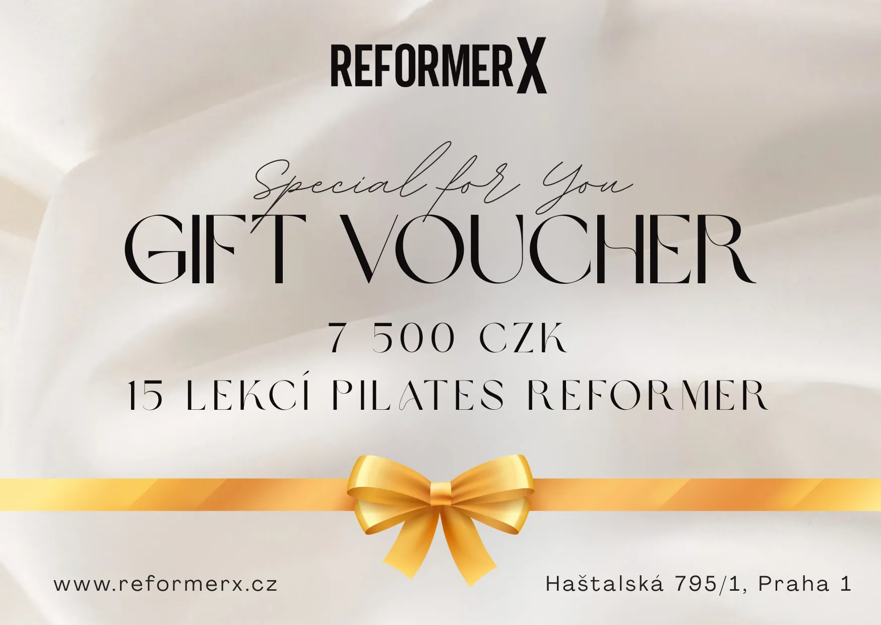 Gift voucher for 15 Pilates Reformer classes