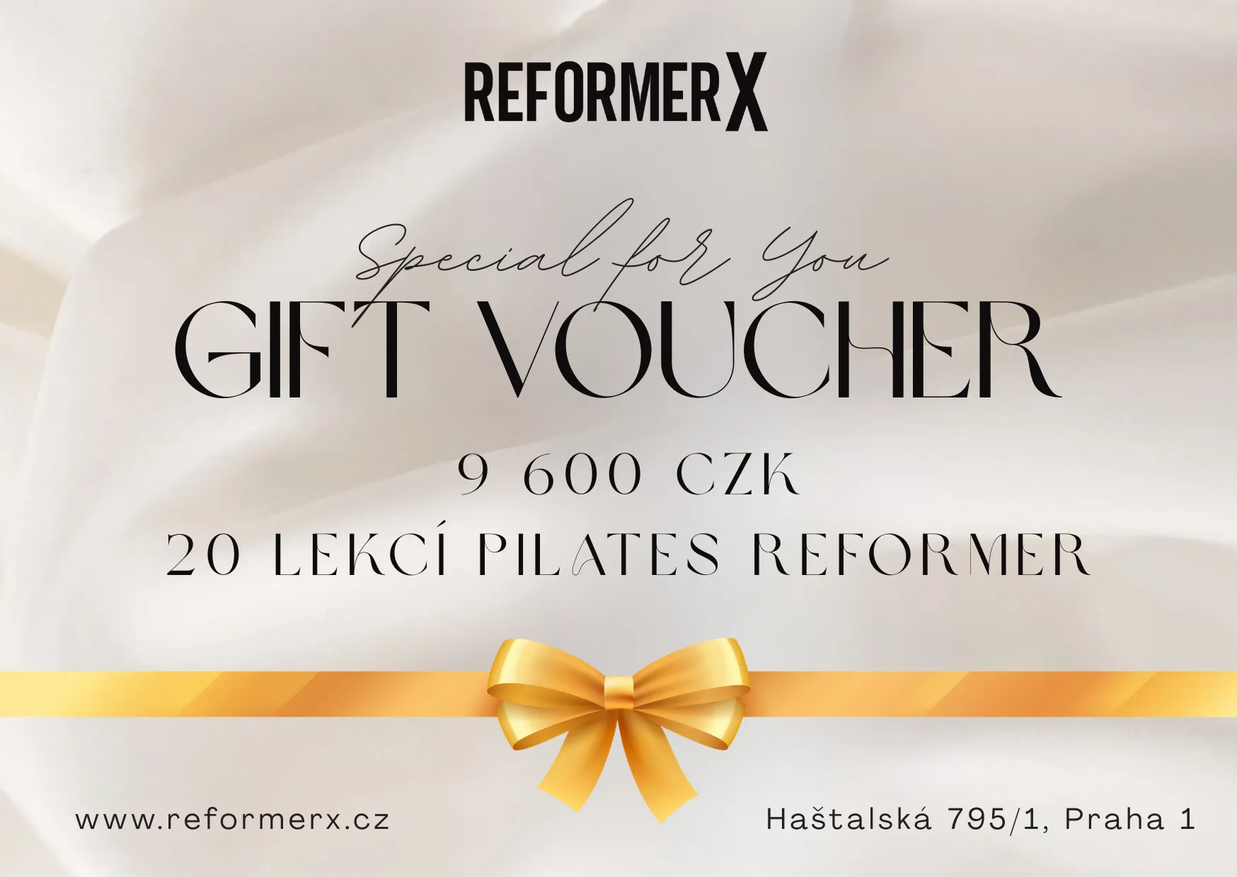 Gift voucher for 20 Pilates Reformer classes