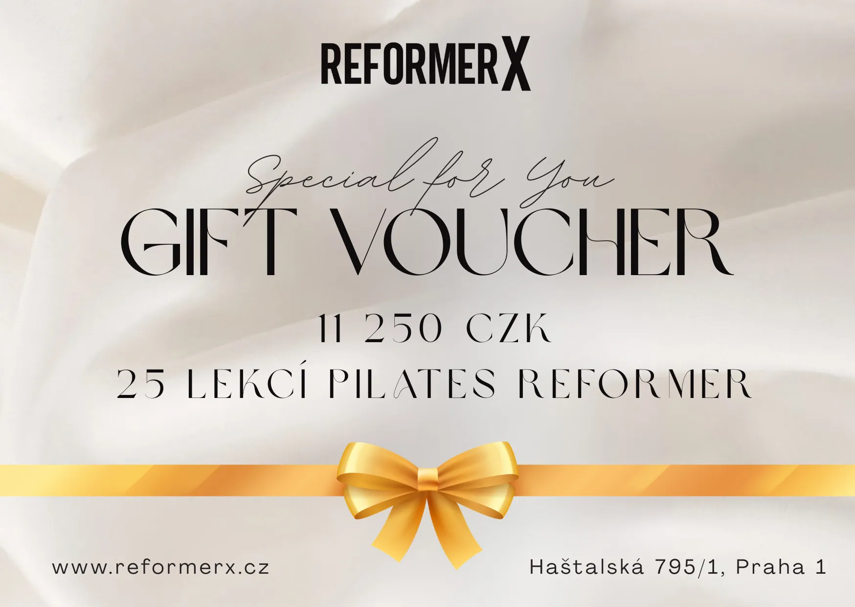 Gift voucher for 25 Pilates Reformer classes